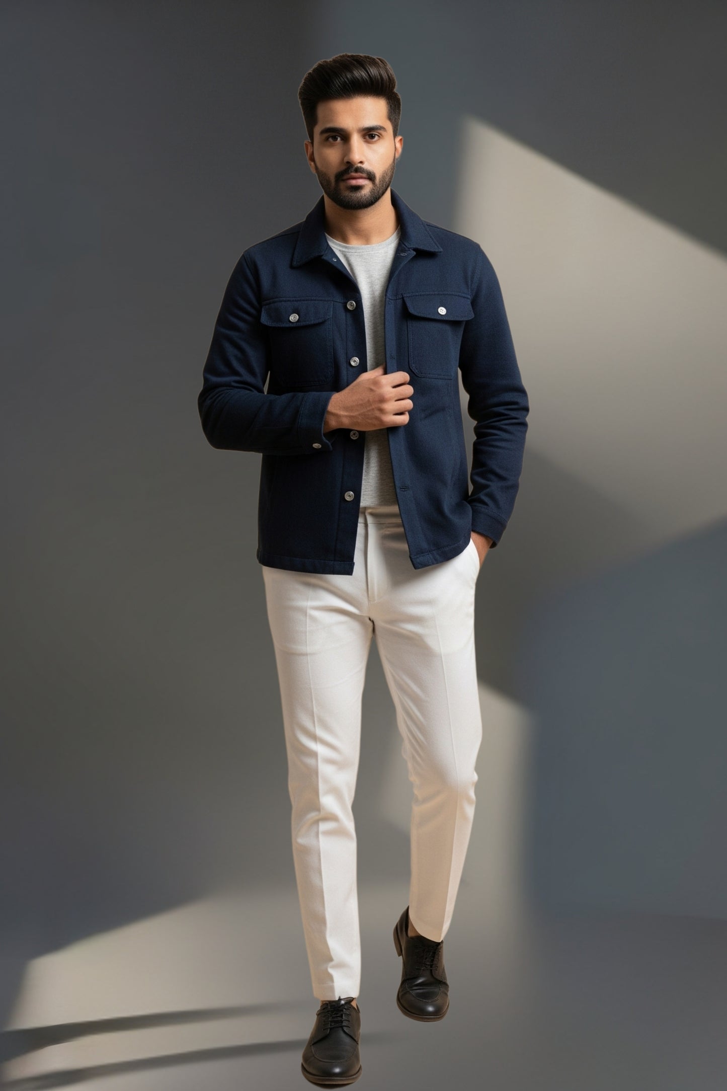 Midnight Navy Shacket