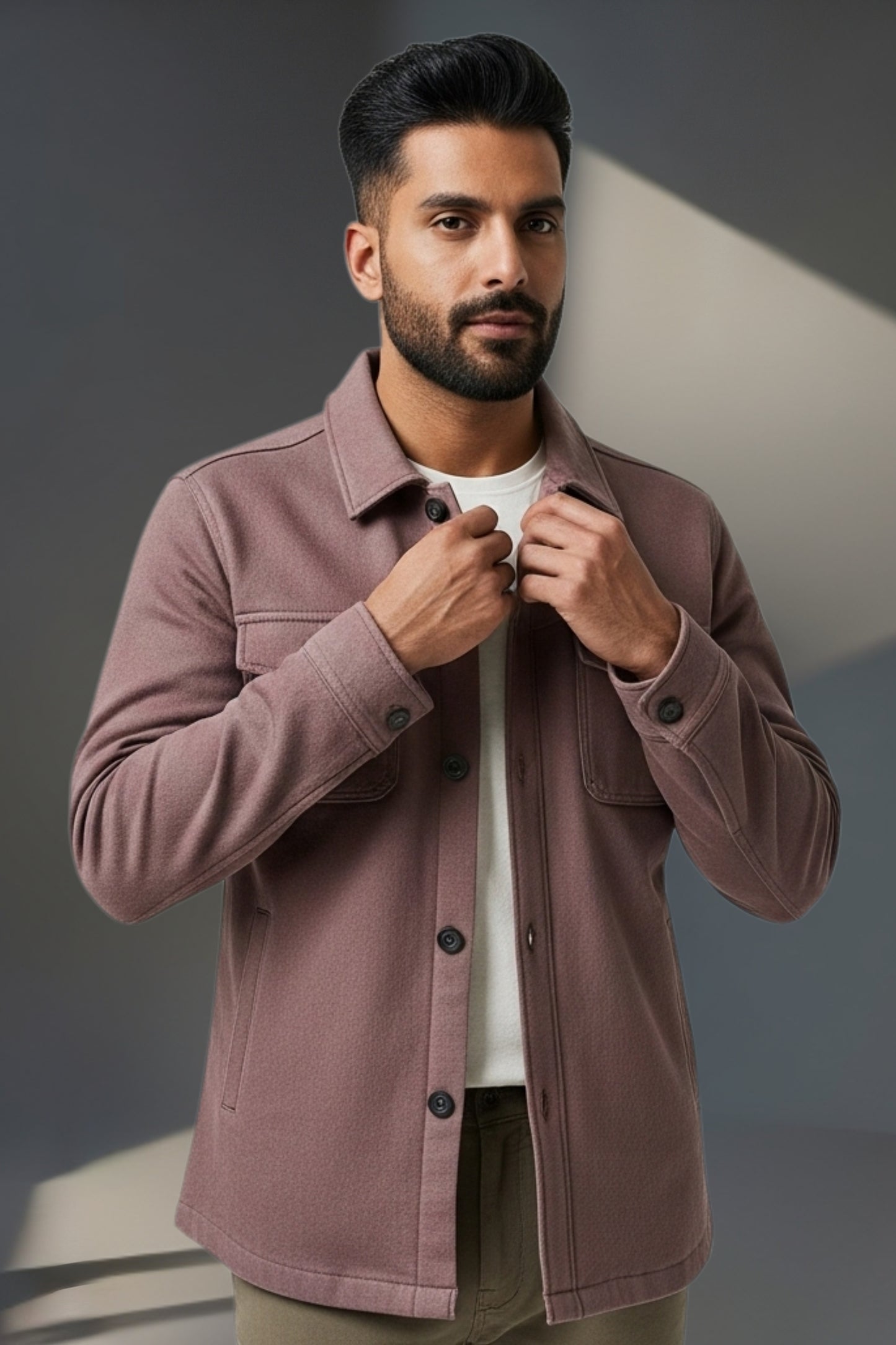 Dust Mauve Shacket