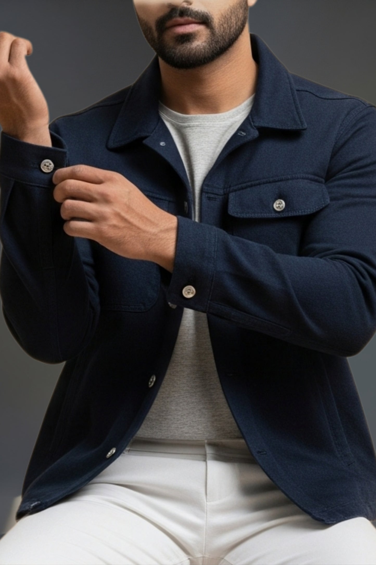 Midnight Navy Shacket