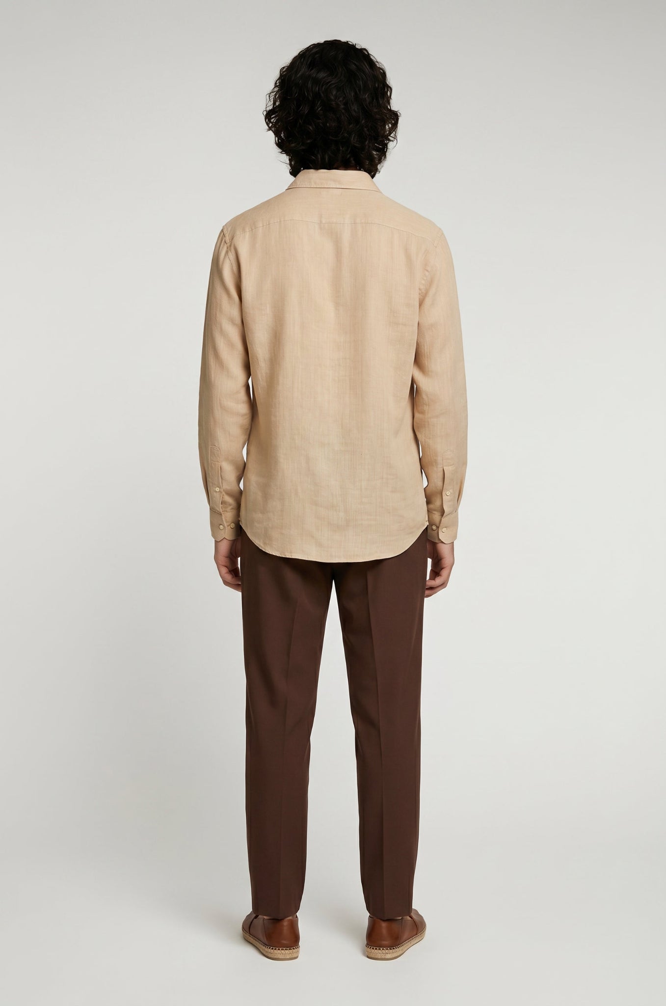 Blutailor Beige Linen Shirt
