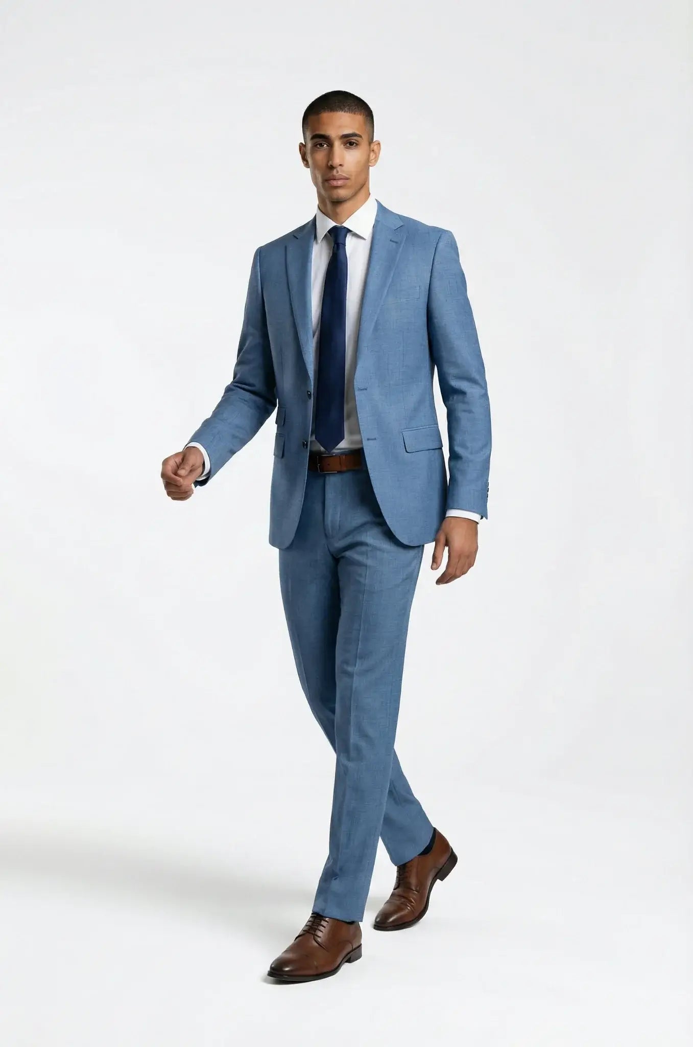 Powder Blue 2 Piece Suit for Men | Elegant Summer Suits  Blutailor