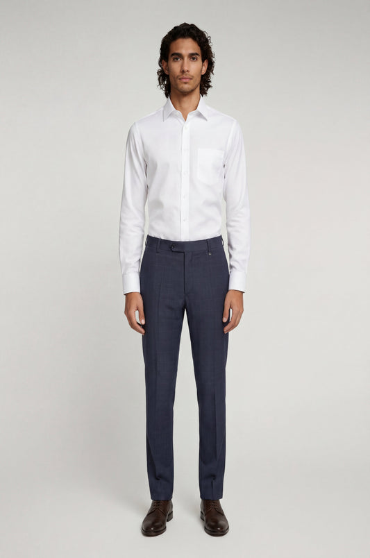 Blutailor Checkered Blue Gurkha Pant