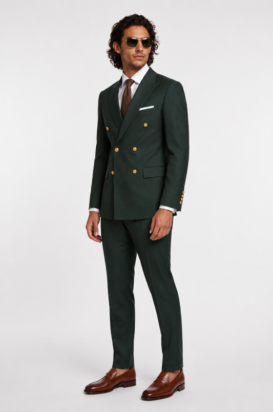 Blutailor Signature Savile Forest Double Breasted Suit