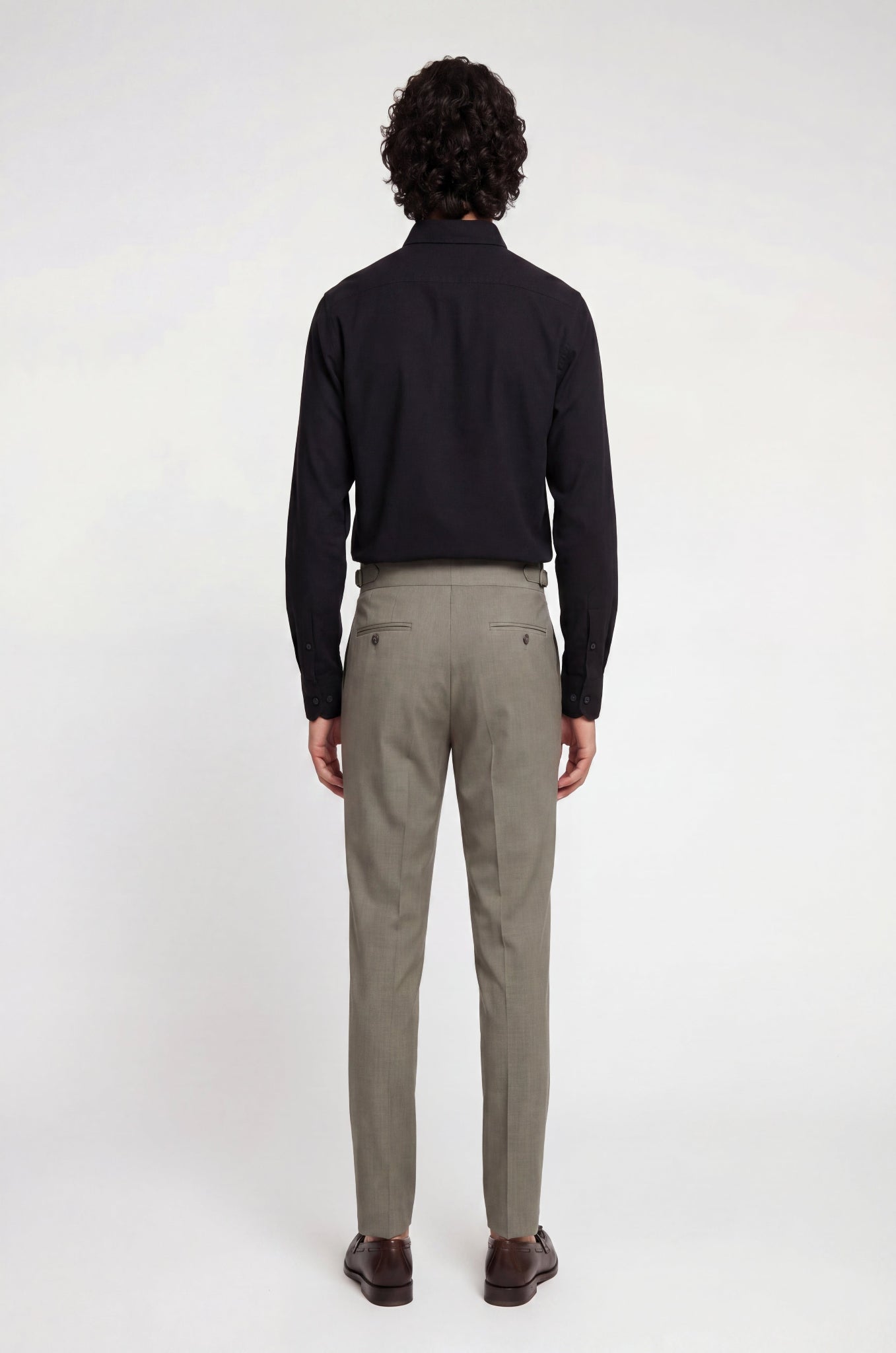 Blutailor Gunmetal Grey Gurkha Pant