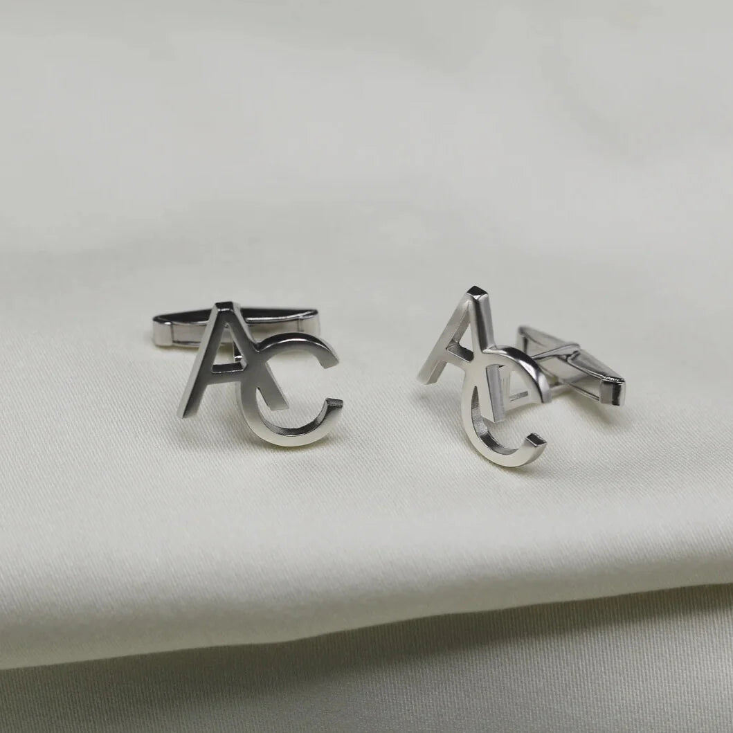 Customized Initials Cufflinks