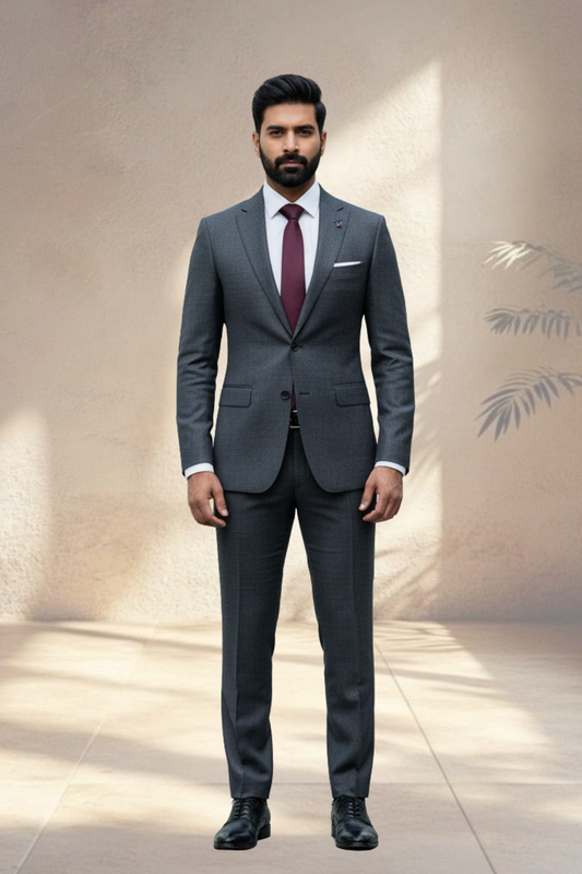 2 Piece Charcoal Grey Suit