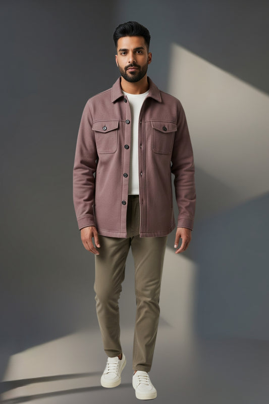 Dust Mauve Shacket
