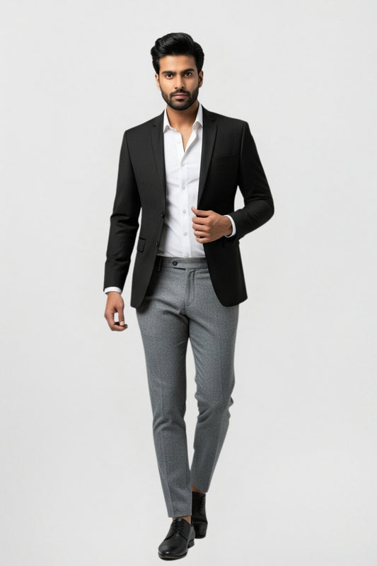 Classic Black Suit Blazer
