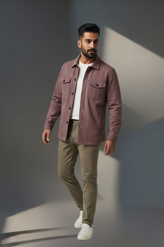 Dust Mauve Shacket