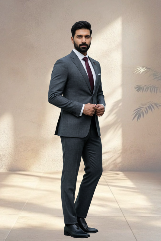 2 Piece Charcoal Grey Suit