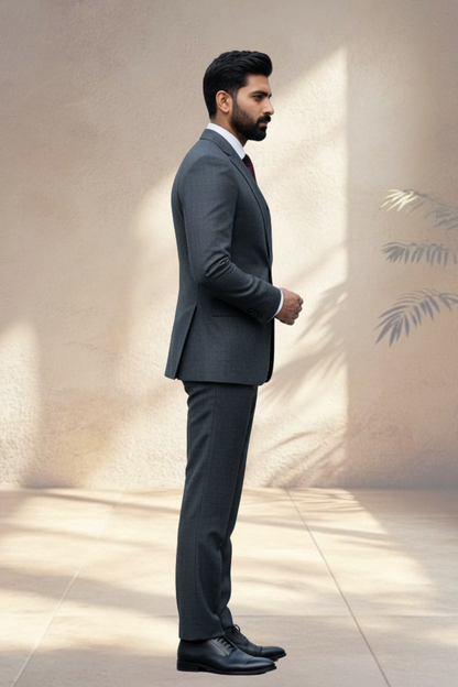 2 Piece Charcoal Grey Suit