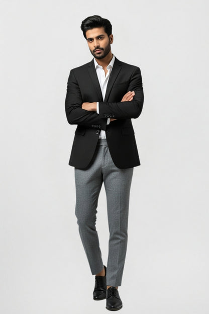 Classic Black Suit Blazer