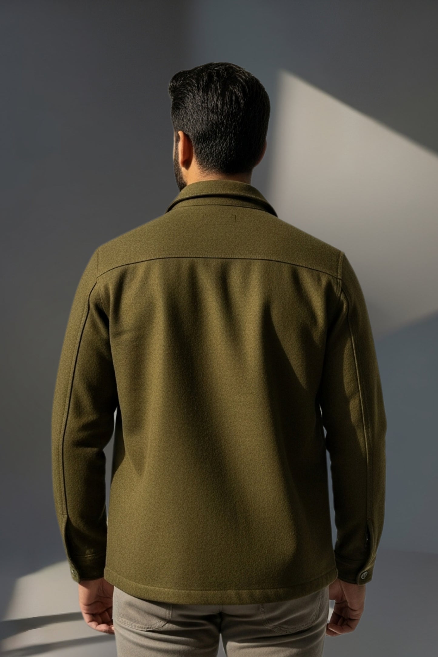Olive Field Shacket