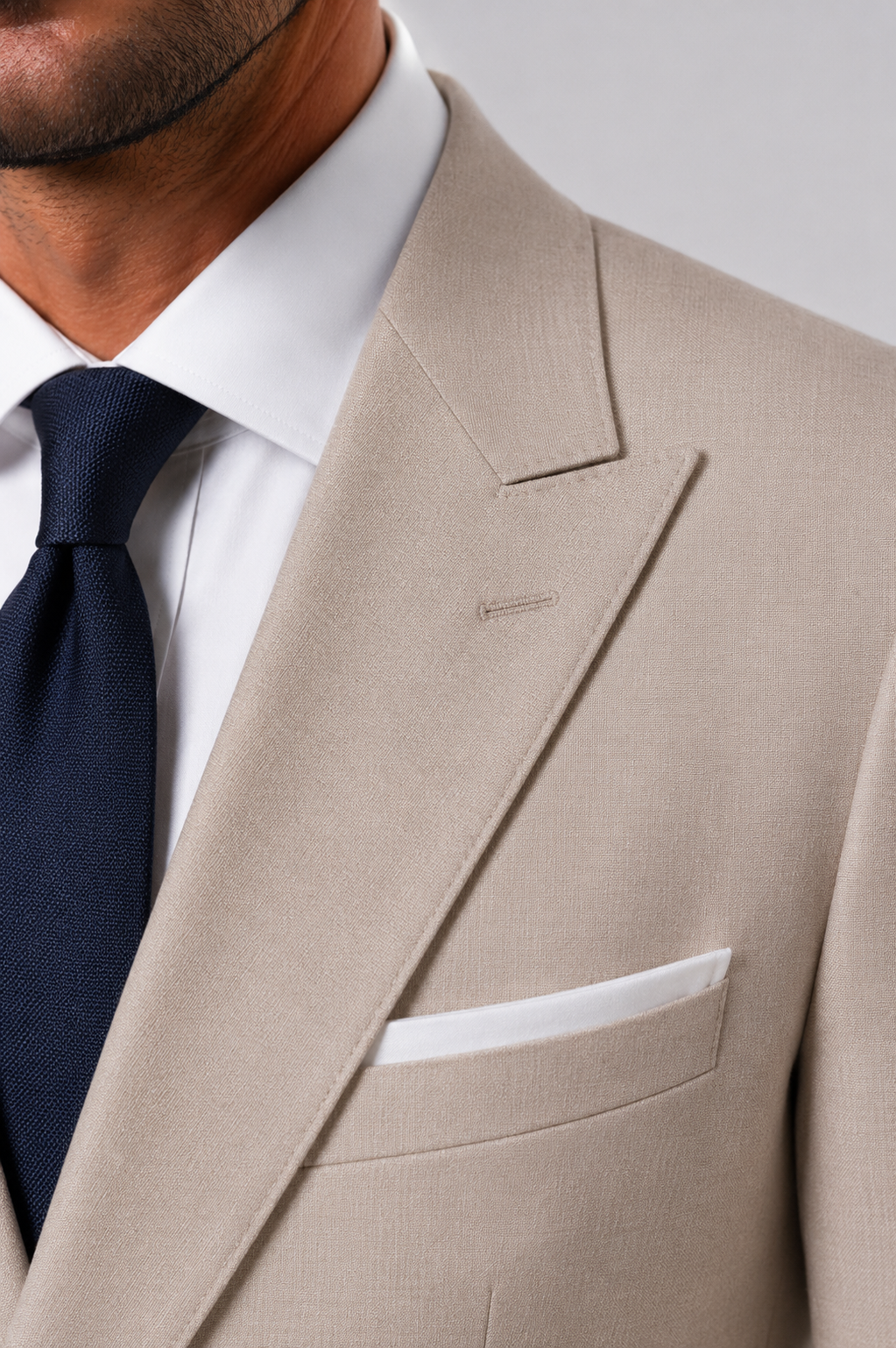 Blutailor Signature Sandstone Elite Half canvas 2 piece suit