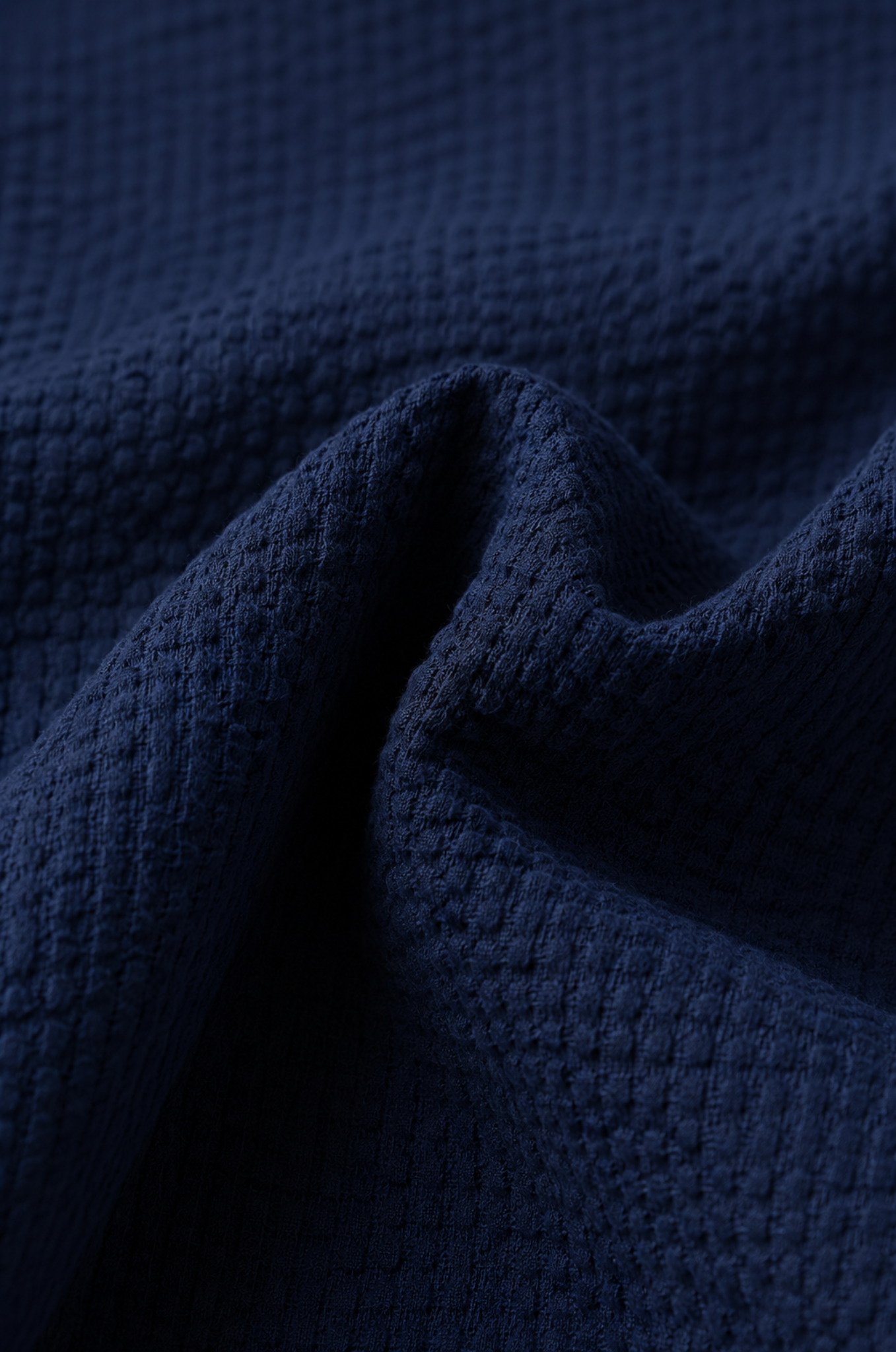 Blutailor Dark Blue Seersucker shirt