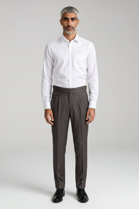 Blutailor Milano Cloud Grey Gurkha pant