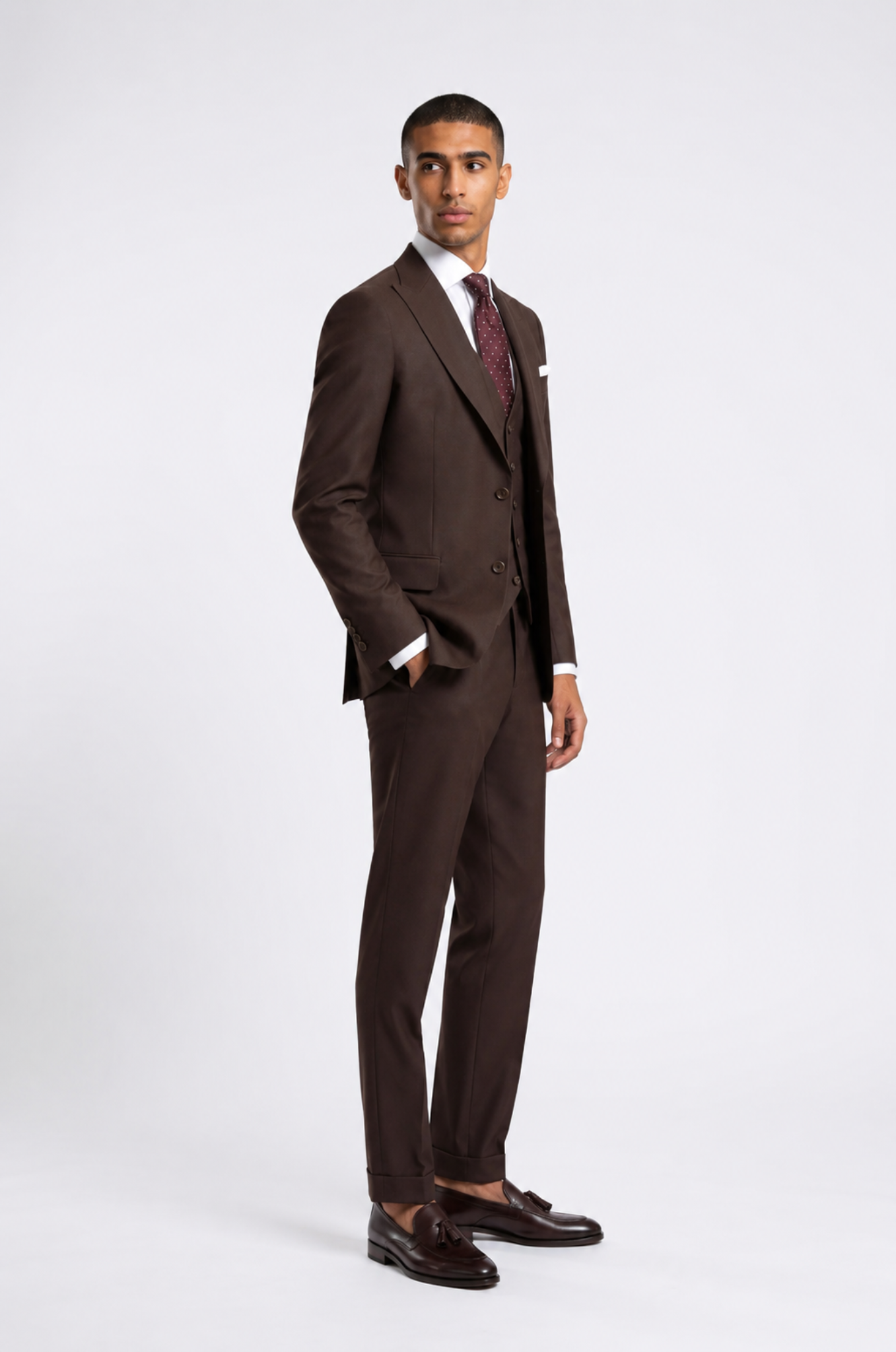 Blutailor Windsor Brown 3 piece suit