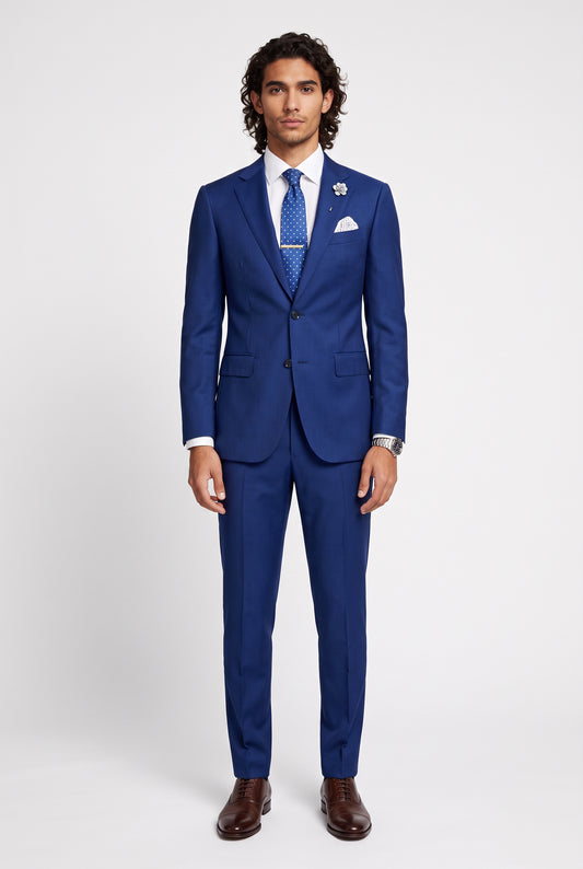 Bespoke 100% Merino Wool Super 140s 2 Piece Suit for Men | Custom Wedding Suit