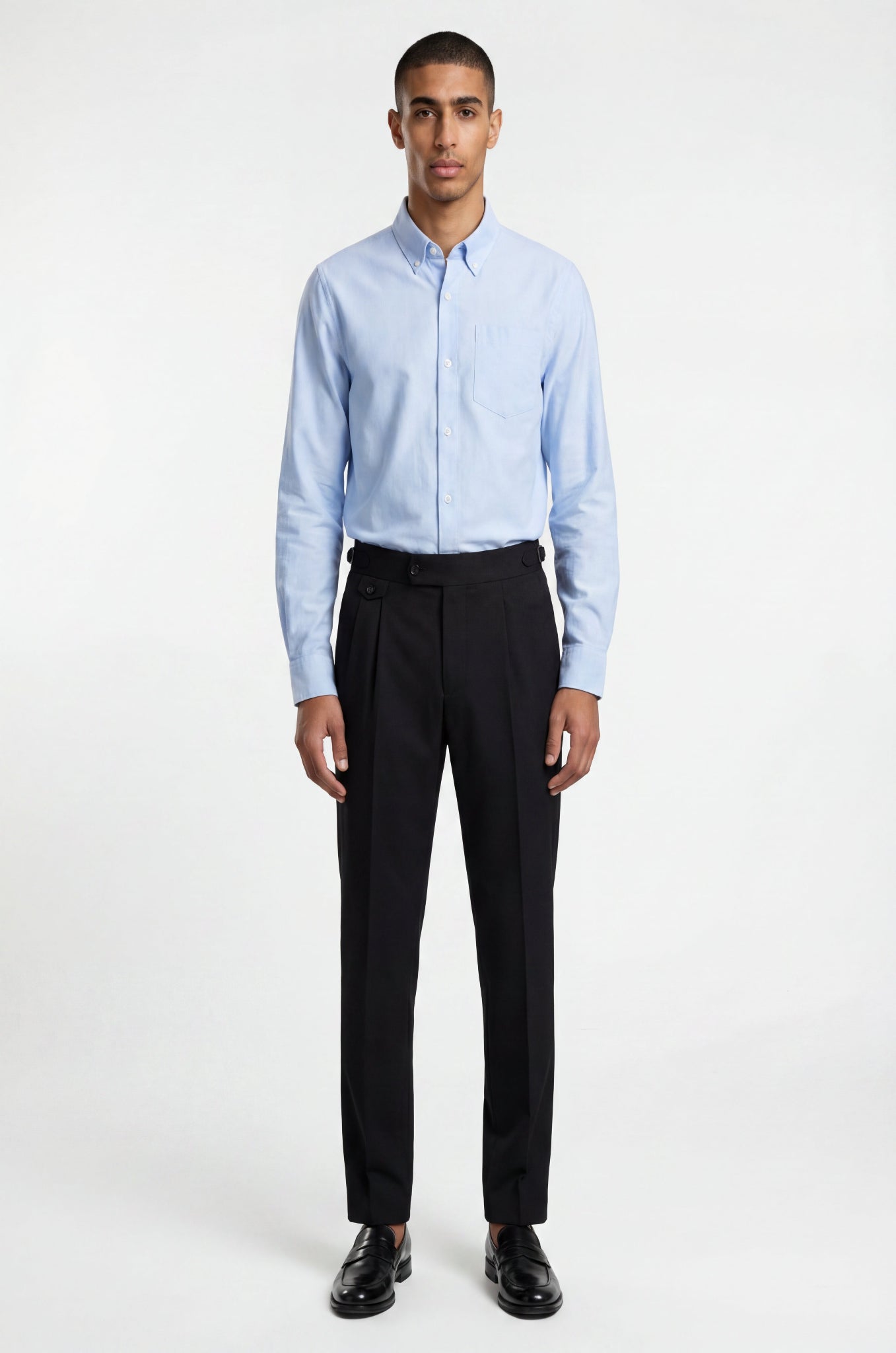 Blutailor Black Gurkha Pant