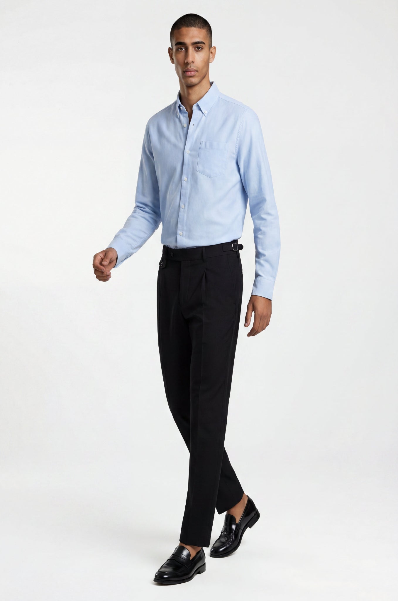 Blutailor Black Gurkha Pant