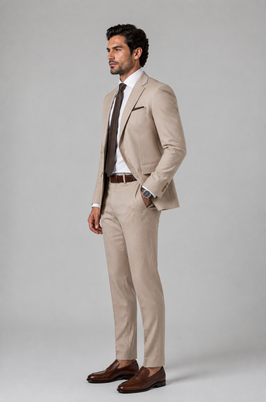 Blutailor Signature Sandstone Elite 2-Piece Suit