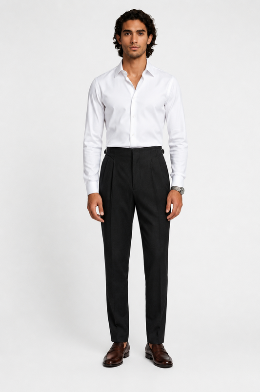 The Regent Black Gurkha pant