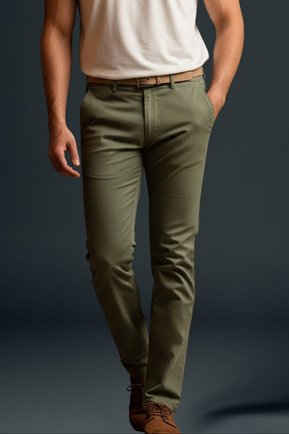 Olive Green Chinos