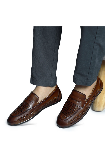 Mosa Hand Weaved Kolhapuri Loafer
