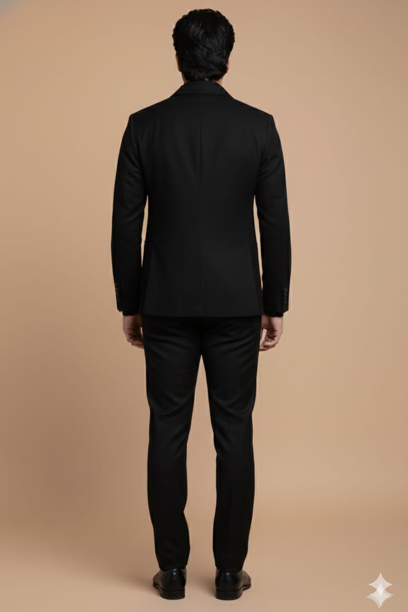 The Bultailor Black Executive Shacket