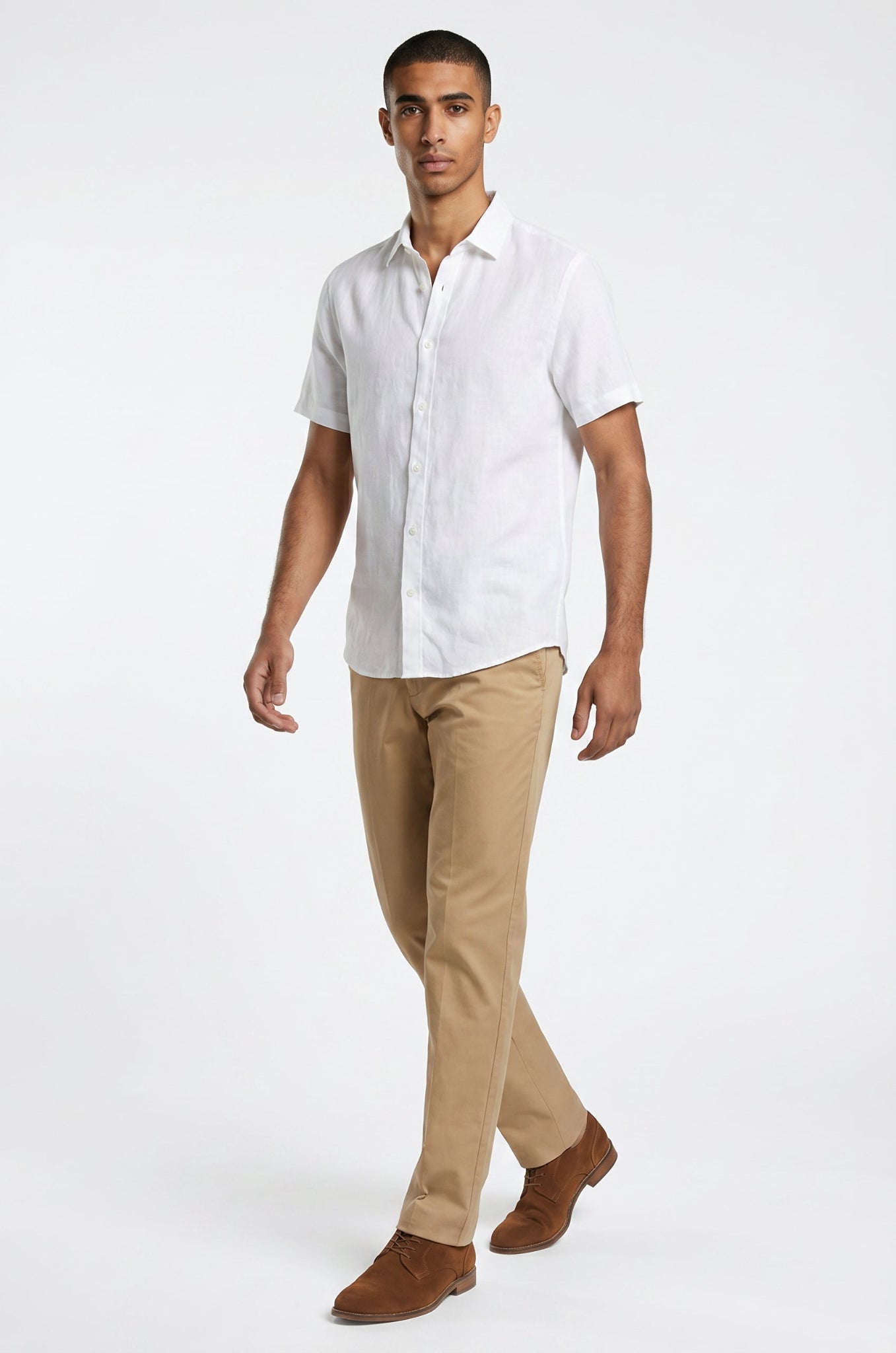 Blutailor White Linen Shirt
