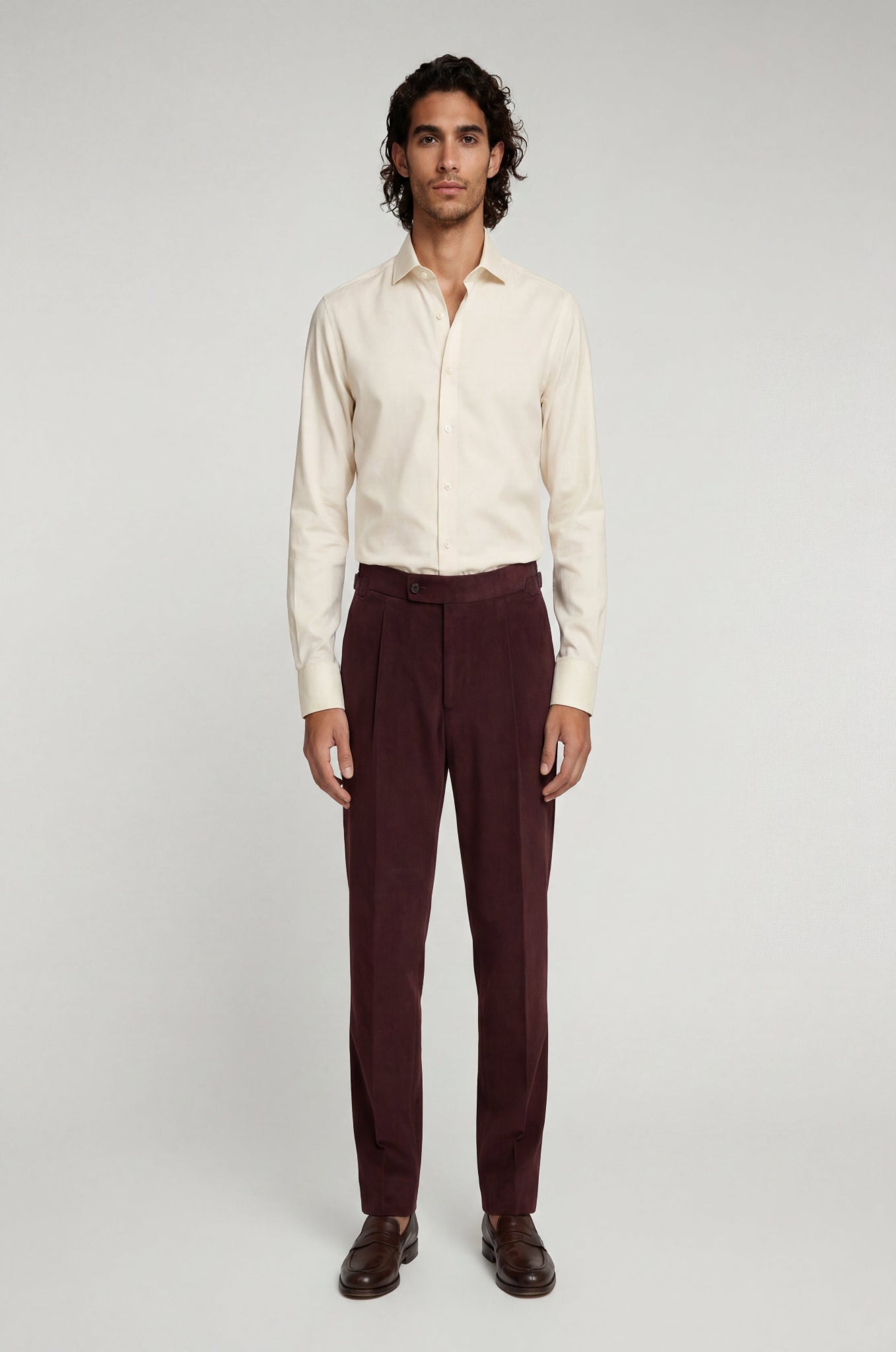 Blutailor Wine Gurkha Pant