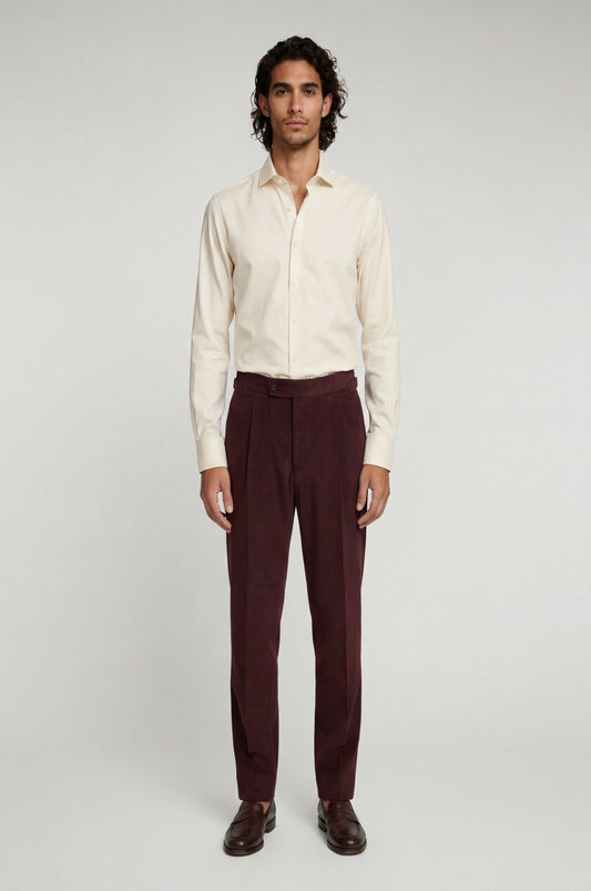 Blutailor Wine Gurkha Pant