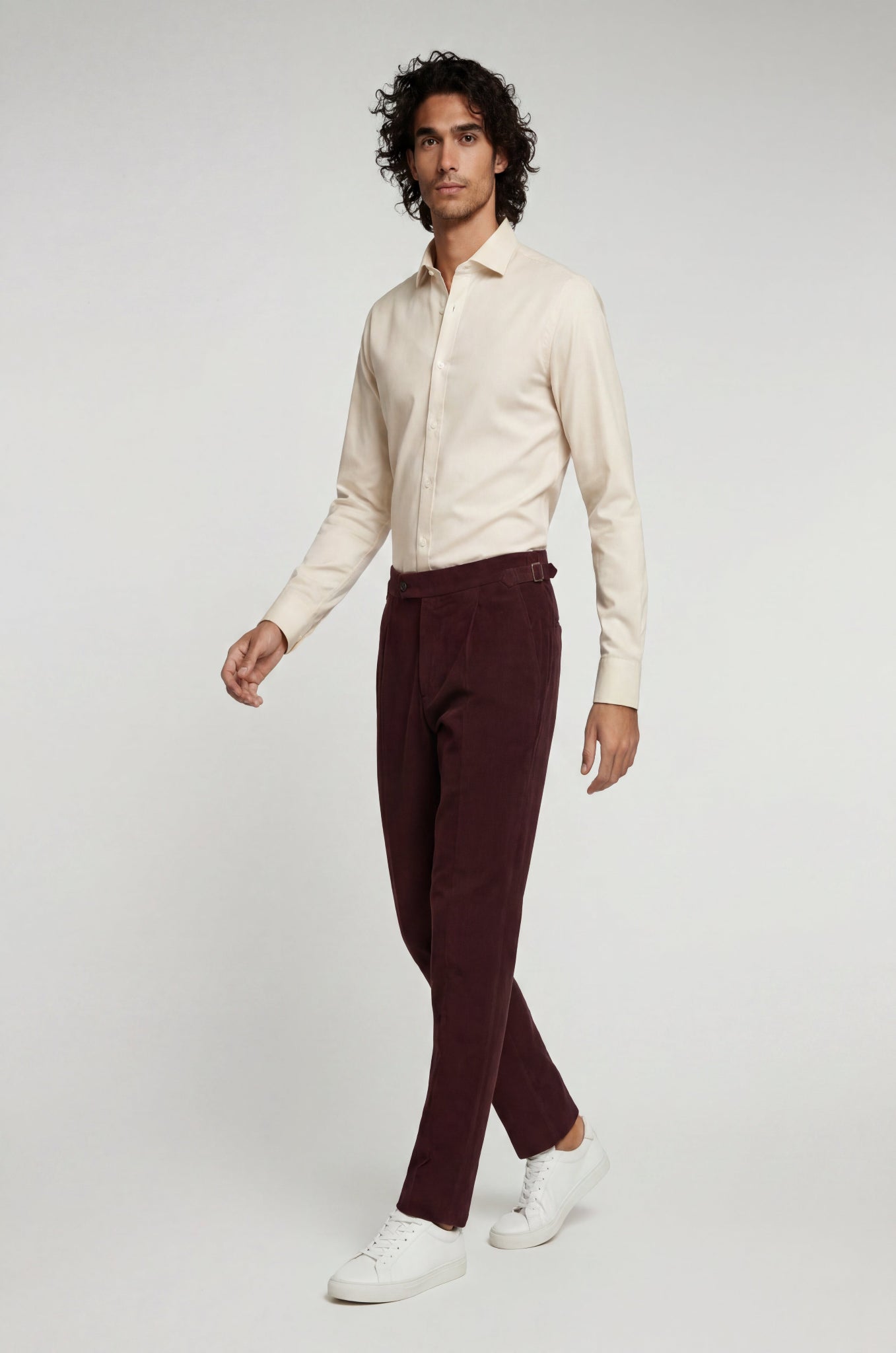 Blutailor Wine Gurkha Pant