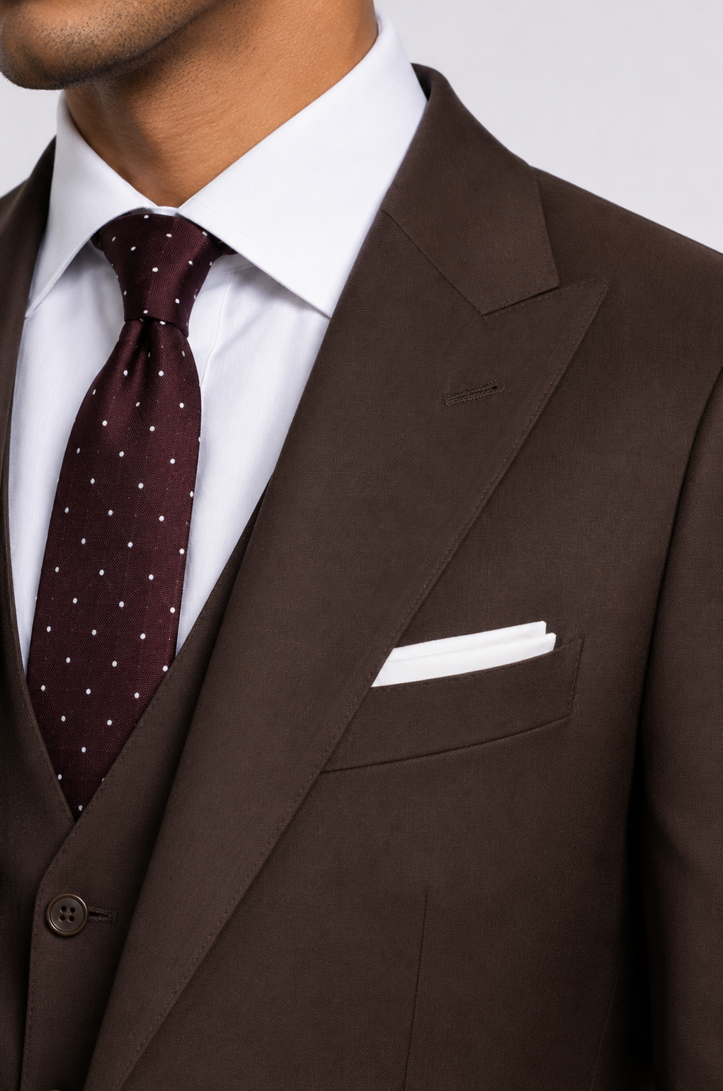 Blutailor Signature Windsor Brown 3 piece Full canvas suit