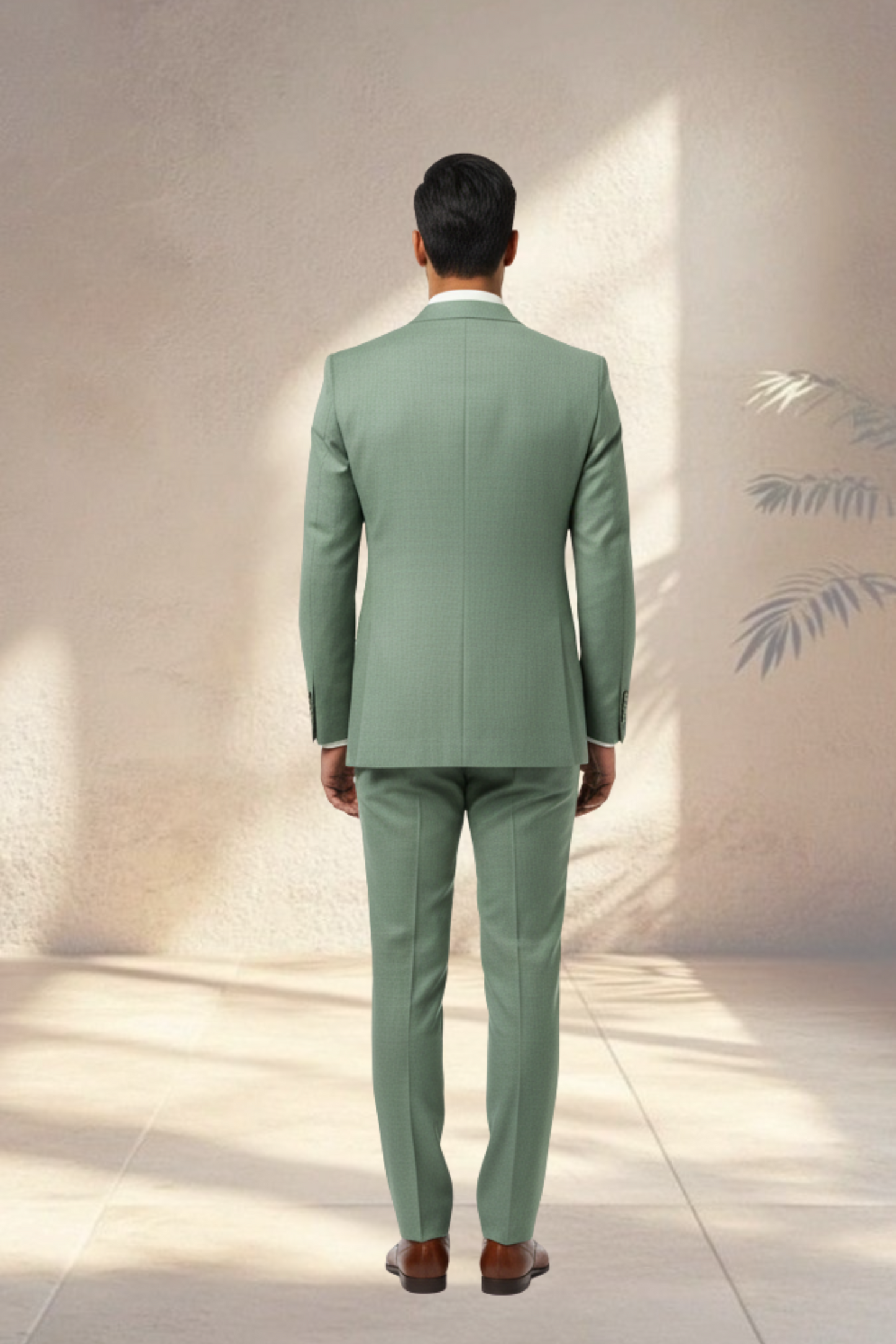2 Piece pista green suit