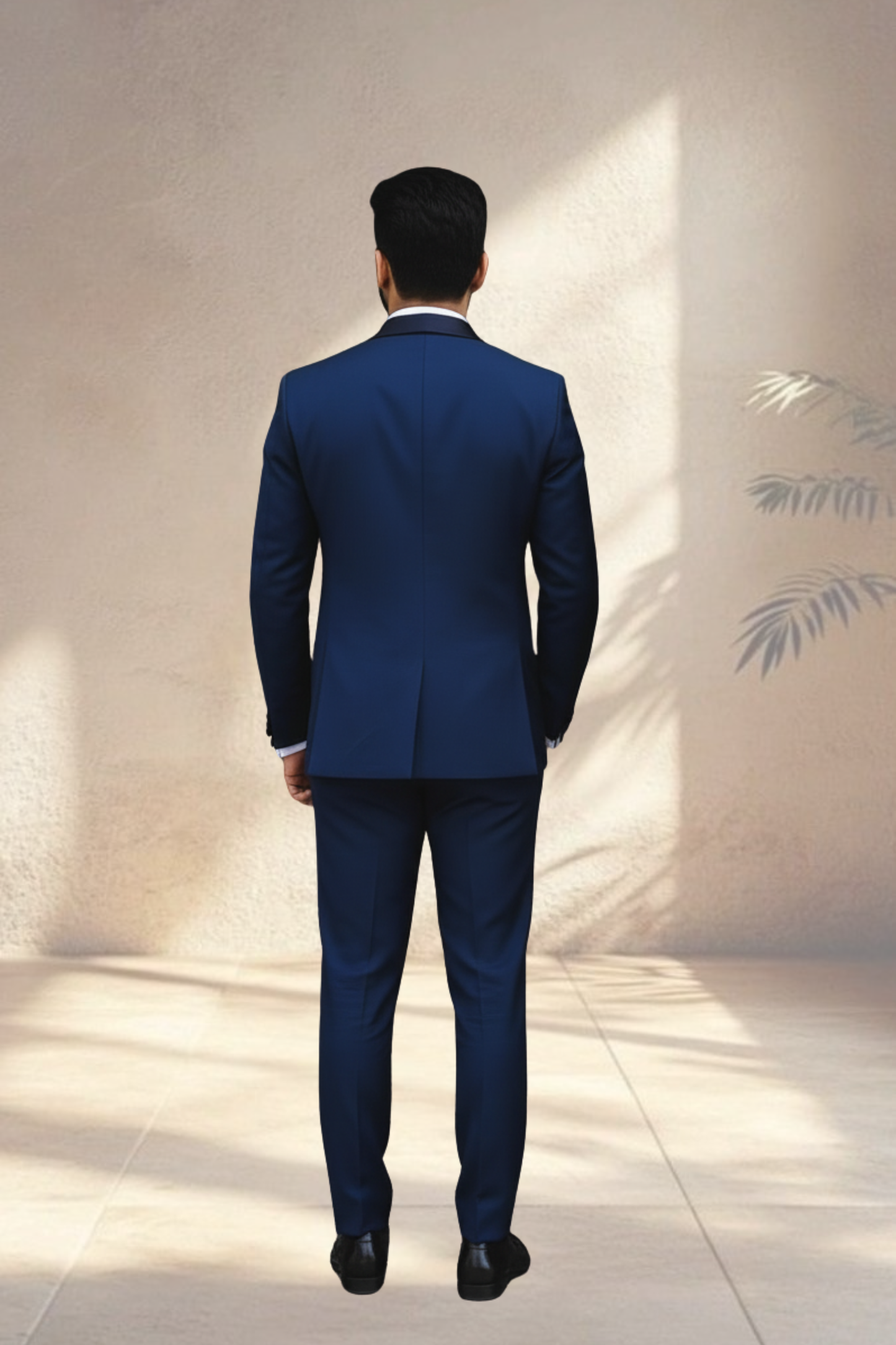 Midnight Blue 3-Piece Tuxedo Suit for Men – Formal Wear