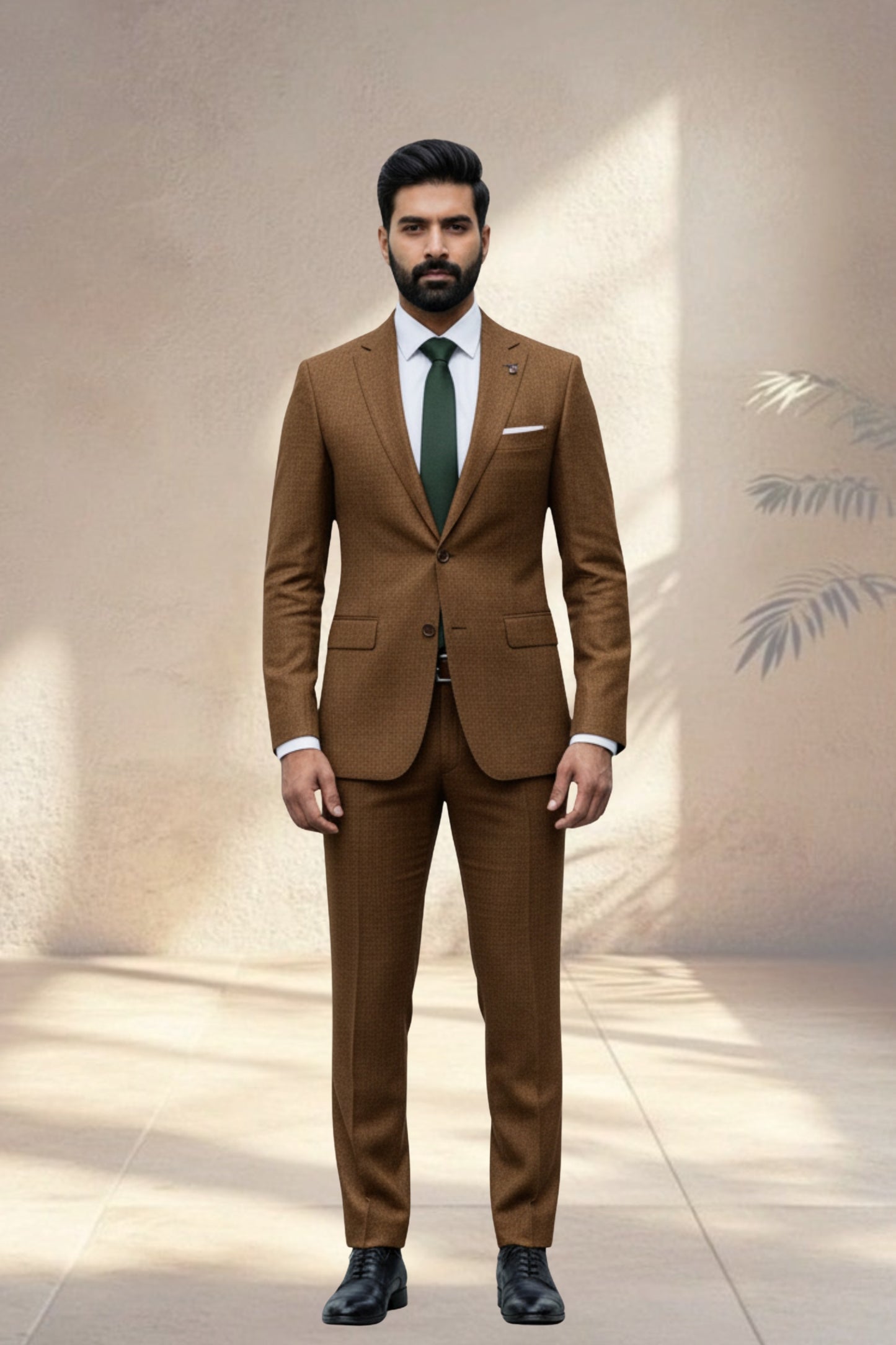 2 Piece Brown Suit