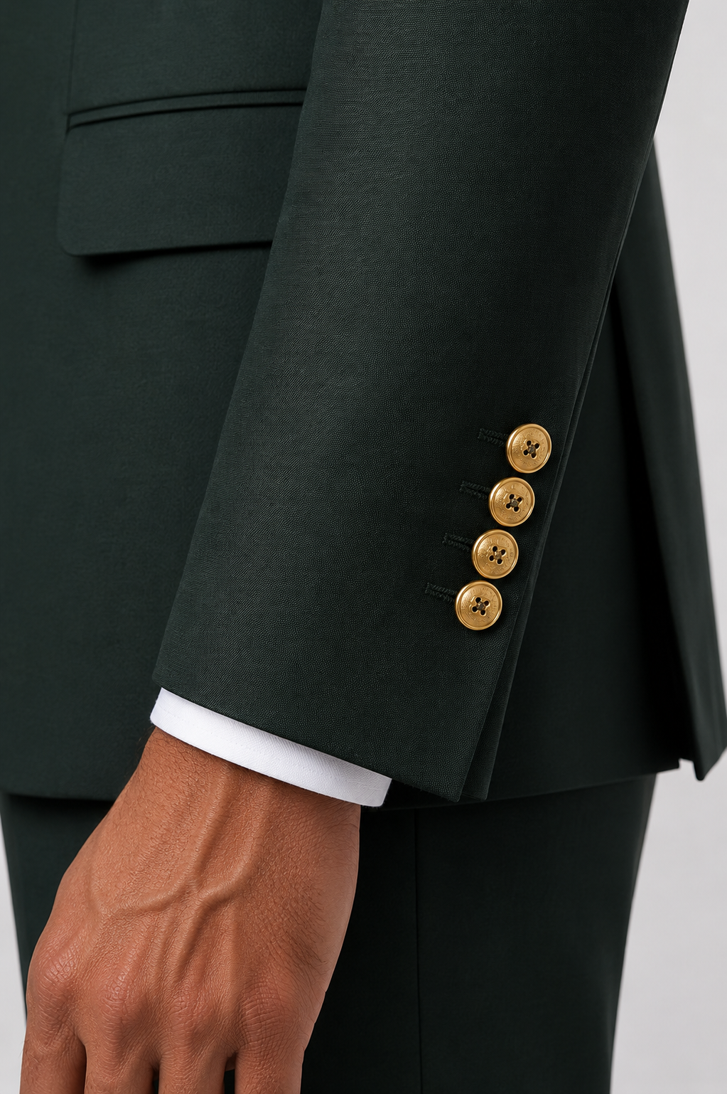 Blutailor Signature Savile Forest Double Breasted Half canvas Suit