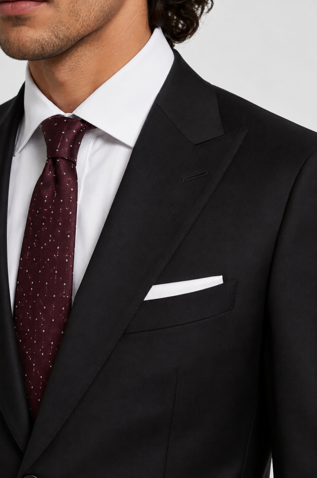 Blutailor Signature Mayfair Midnight Black 2 piece Half canvas Suit